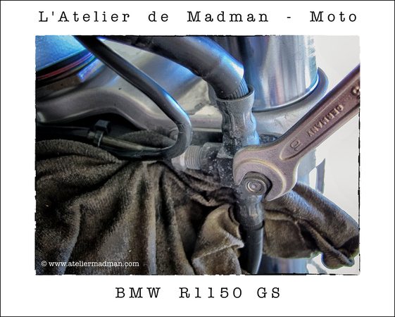 BMW 1150GS - Durites de frein